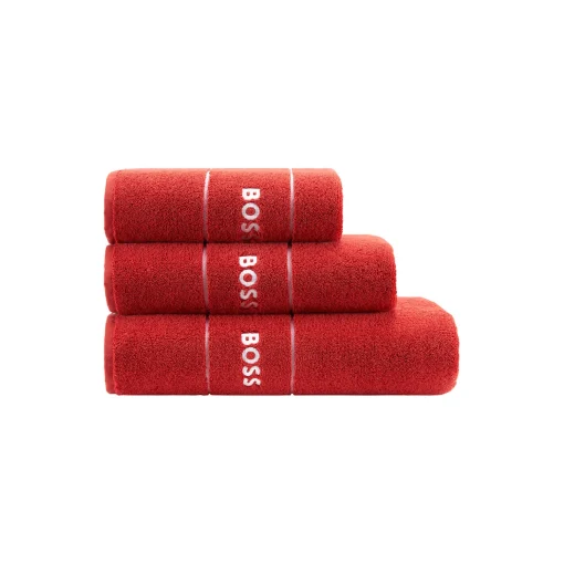 BOSS Home Plain håndklæde, red