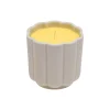 Iittala Play lys i rund keramikform, beige/gul