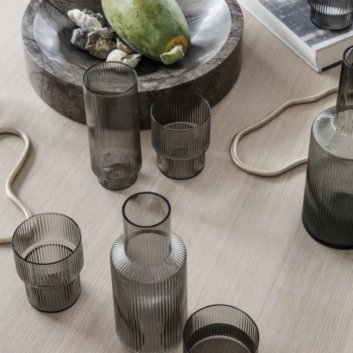 Ferm Living Pond bordskåner, messing