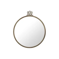 GUBI Randaccio Wall Mirror, antique brass