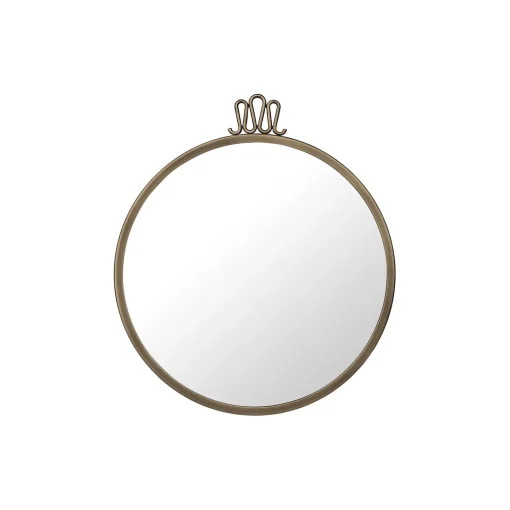 GUBI Randaccio Wall Mirror, antique brass