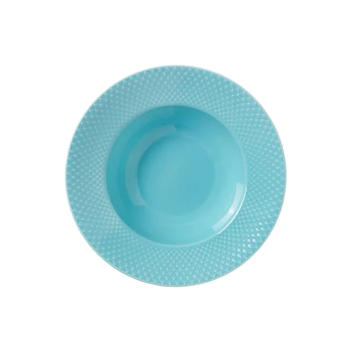 Lyngby Porcelæn Rhombe Color dyb tallerken Ø 24,5 cm,