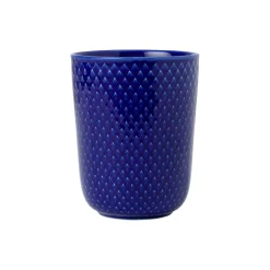 Lyngby Porcelæn Rhombe Color krus, mørk blå