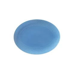 Lyngby Porcelæn Rhombe Color ovalt serveringsfad,