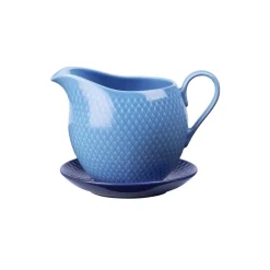Lyngby Porcelæn Rhombe Color Saucekande, blå