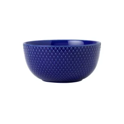 Lyngby Porcelæn Rhombe Color skål, mørk blå