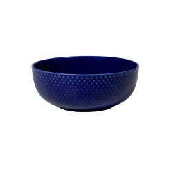 Lyngby Porcelæn Rhombe Color skål, mørk blå