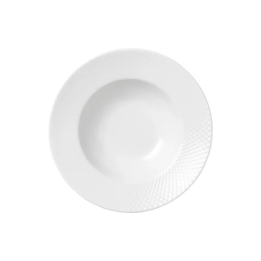 Lyngby Porcelæn Rhombe dyb tallerken Ø 24,5 cm