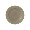 Lyngby Porcelæn Rhombe Earth Frokosttallerken Ø 23 cm, clay