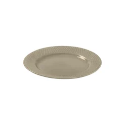 Lyngby Porcelæn Rhombe Earth Frokosttallerken Ø 23 cm, clay