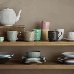 Lyngby Porcelæn Rhombe Earth Krus med hank,