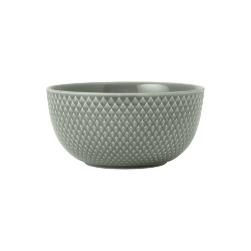 Lyngby Porcelæn Rhombe Earth Skål, moss