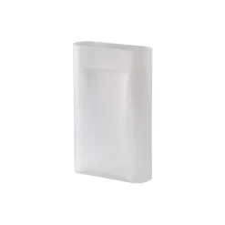 Muuto Ridge Vase, /frosted glass