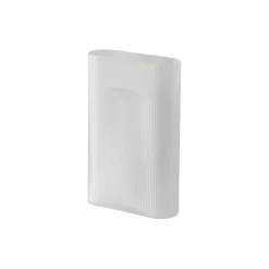 Muuto Ridge Vase, /frosted glass