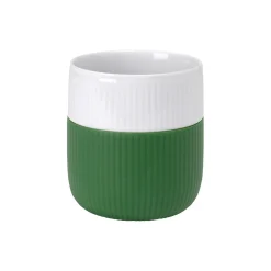 Royal Copenhagen Riflet Contrast krus 35 cl, skovgrøn