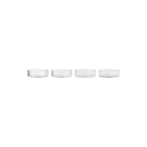Ferm Living Ripple Serving Bowls 4 pcs