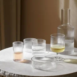 Ferm Living Ripple Serving Bowls 4 pcs
