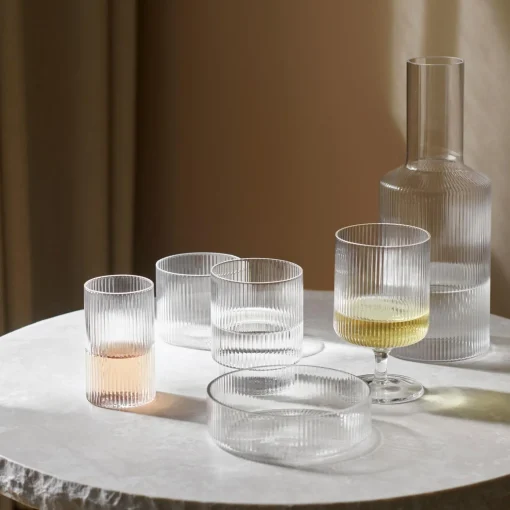 Ferm Living Ripple Serving Bowls 4 pcs