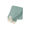 Klippan Yllefabrik Samba uld plaid, mint