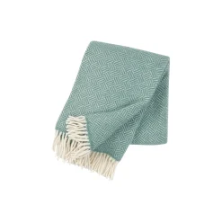 Klippan Yllefabrik Samba uld plaid, mint