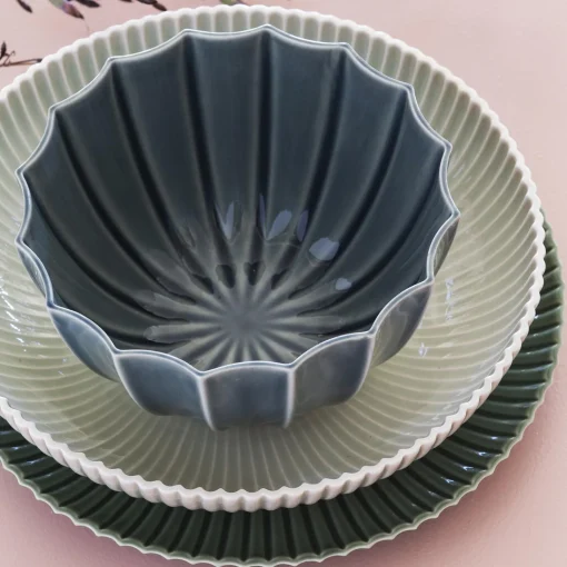 Dottir Nordic Design Samsurium Plate middagstallerken Ø 27 cm, green