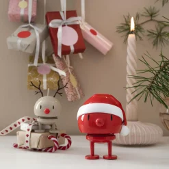 Hoptimist Santa Bumble, red