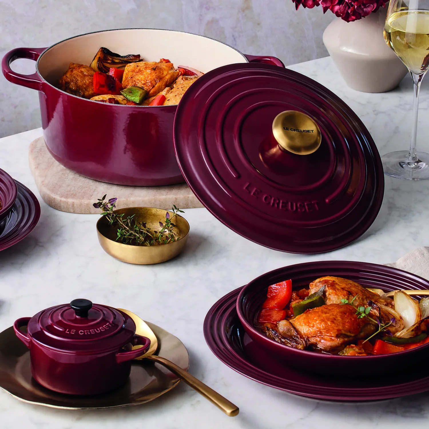 Le Creuset Signature rund gryde Ø 24 cm,