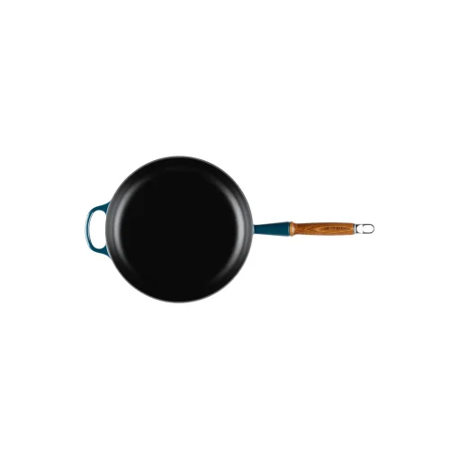 Le Creuset Signature stegepande med træhåndtag Ø 28 cm,