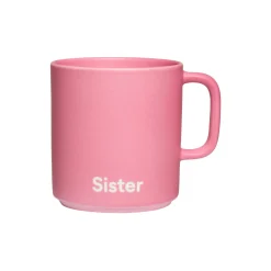 Design Letters SISTER favourite kop med hank VIP