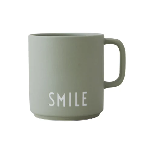 Design Letters SMILE favoritkop med hank,
