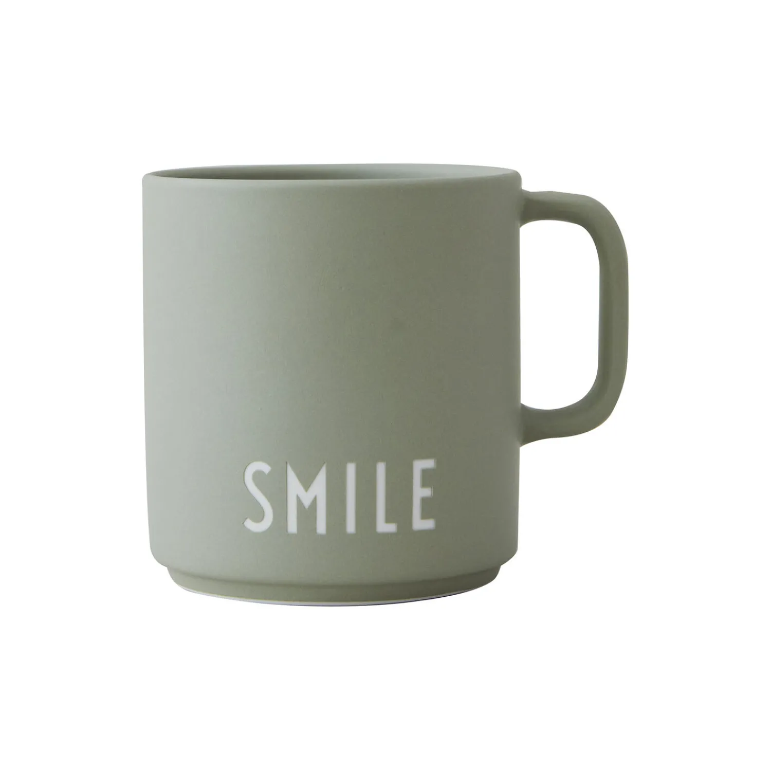 Design Letters SMILE favoritkop med hank,