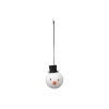 Hoptimist Snowman Ornament 2 pcs, white