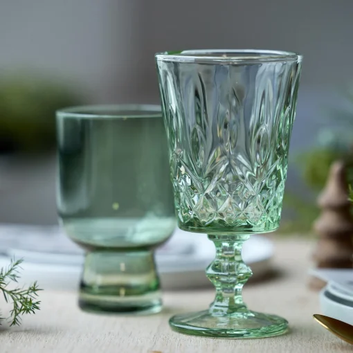 Lyngby Glas Sorrento vandglas 4 stk., grøn