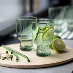 Lyngby Glas Sorrento vandglas 4 stk., grøn