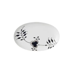 Royal Copenhagen Sort Mega Riflet asiet 23,5 cm