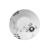 Royal Copenhagen Sort Mega Riflet dyb tallerken Ø 24 cm