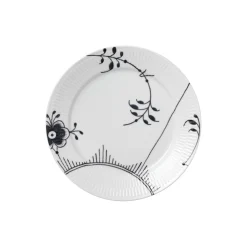 Royal Copenhagen Sort Mega Riflet tallerken nr. 2 Ø 27 cm