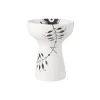 Royal Copenhagen Sort Mega Riflet vase 19 cm