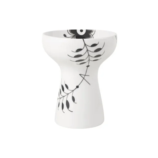 Royal Copenhagen Sort Mega Riflet vase 19 cm