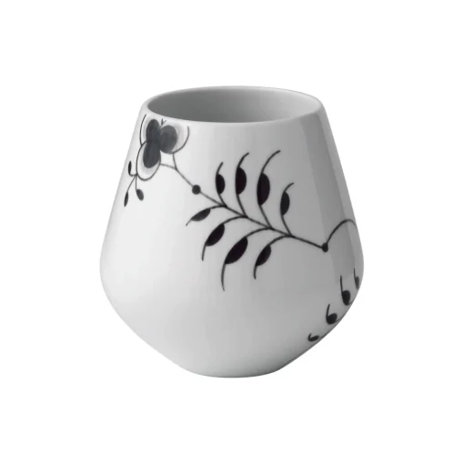 Royal Copenhagen Sort Mega Riflet vase 15 cm