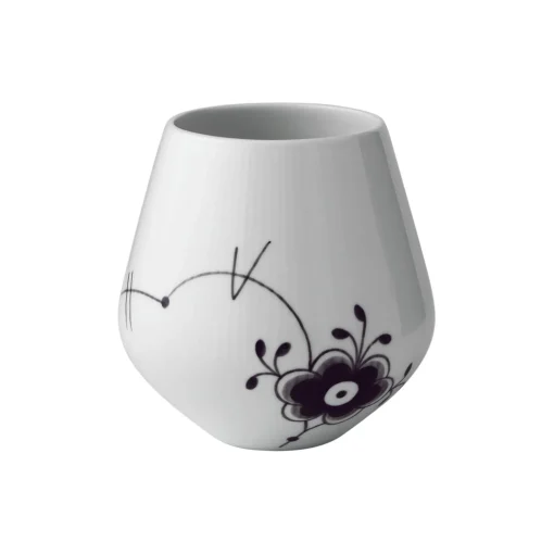 Royal Copenhagen Sort Mega Riflet vase 15 cm