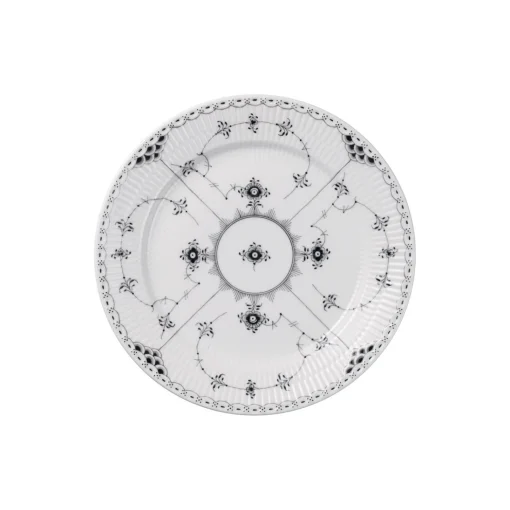Royal Copenhagen Sort Musselmalet Halvblonde tallerken Ø 27 cm