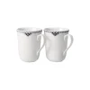 Royal Copenhagen Sort Riflet Blonde krus 36 cl, 2 stk.