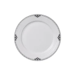 Royal Copenhagen Sort Riflet Blonde tallerken Ø 27 cm