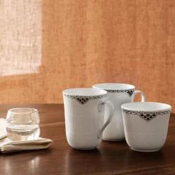 Royal Copenhagen Sort Riflet Blonde termokop 26 cl