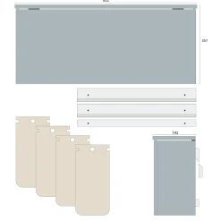 DesignLife SORTED Standard Wide affaldssortering,