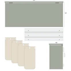 DesignLife SORTED Standard Wide affaldssortering,