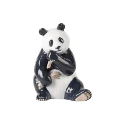 Royal Copenhagen Spisende Panda figur