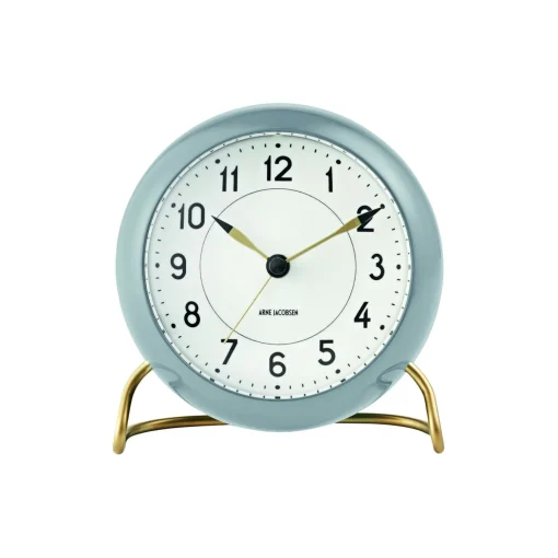 Arne Jacobsen Clocks Station bordur, grå