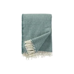 Klippan Yllefabrik Stella uld plaid, cactus